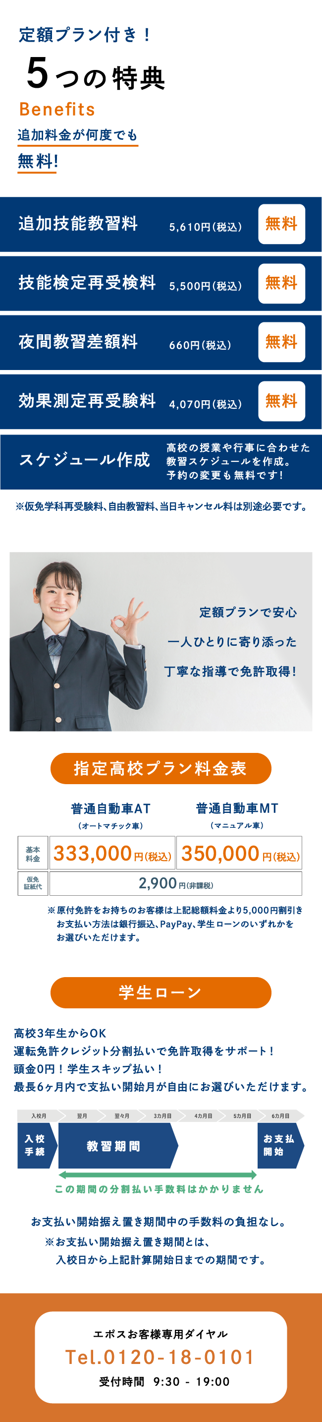 免許取得を応援春免許
